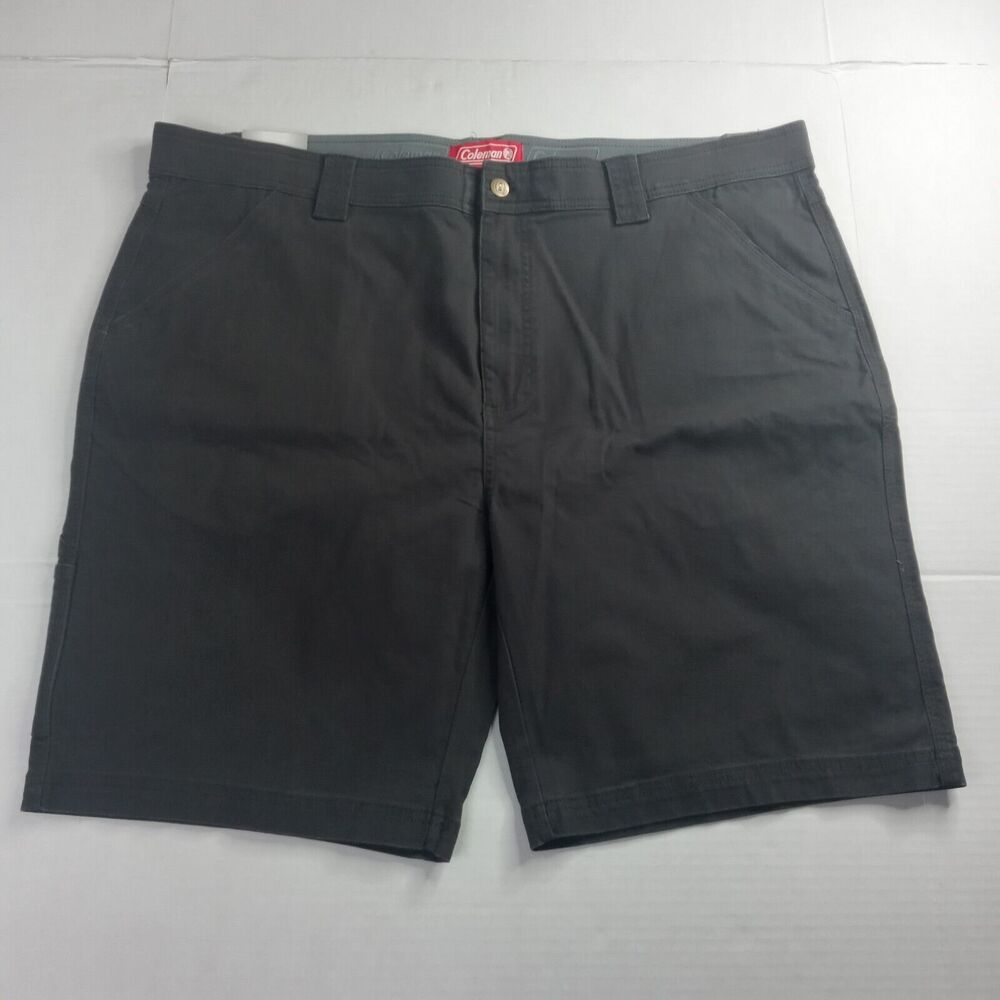 Coleman Carpenter Shorts Stretch Waist Men's Size 42 Phantom Gray Tear Resistant